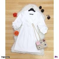 ราคา เดรสออกงาน มีหลายสีเลื่อนดูในโพส เดรสสั้น แขนพอง ทรงเข้ารูป ชุดทำงาน ชุดไปงานแต่ง เสื้อผ้าแฟชั่น ชุดน่ารัก 3779 (16980099923)