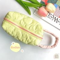 ราคา พร้อมส่ง New กระเป๋าเครื่องสำอาง สุดคิ้วท์ สไตล์เกาหลี ลายดอกไม้ นุ่มฟู กระเป๋าดินสอ กระเป๋าแฟชั่น (18098799919)