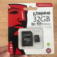 ราคา ของแท้ Kingston Micro SD Card Class10 ขนาดความจำ 32 GB with Adapter แท้100 ช่วยเพิ่มพื้นที่ส่งเร็วทันใจ Kerry Express (19786729537)