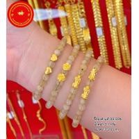 ราคา ข้อมือหินไหมทองปี่เซี๊ยะทองเเท้ 99 99 หนัก 0 1 กรัม จี้ทองแท้มีใบรับประกันสามารถขายได้ (20149565535)