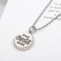 ราคา แฟชั่นเก้าขวดโค้กหมวกTrampyสร้อยคอฮิปฮอปถนนยาวจี้ (5281608497)