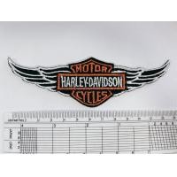 ราคา expro Harley Davidson iron on biker patches ตัวรีดติดเสื้อ อาร์มรีดติดเสื้อ ลายปีกนก หัวกะโหลก ไฟลุก ติดกระเป๋า ติดยีนส์ ติดหมวก ติดกางเกง มี 5 แบบ (20647833371)