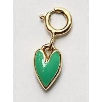 ราคา Beadberry Mini Heart clip on ชาร์มคลิปออนเงินแท้ งานลงยา ชุบทองขาวและทอง 18k ราคาต่อชิ้น แถมถุงผ้าลูกฟูก ผ้าเช็ดเงิน ใส่กับสร้อยและกำไล (12458108480)