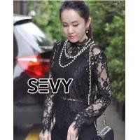 ราคา เสื้อลูกไม้ คอปีนแขนยาว (20482119763)