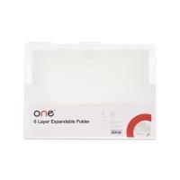 ราคา ONE แฟ้มหีบเพลง 6 ช่อง ขนาด A4 สีเทา (20995699368)