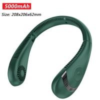 ราคา Xiaomi Hanging Neck Fan Portable Folding Bladeless Ventilador USB Rechargeable Fan 360 Degree Air Conditioning Fan Sport (18200263156)