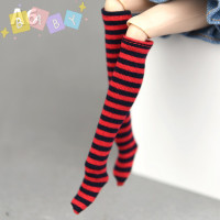 ราคา FactoryOutlete Cheap ถุงน่อง1คู่ stripe SOCKS สำหรับ1 6 blyth licca BJD 28 30cm ตุ๊กตาอุปกรณ์เสริม (20225651752)