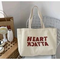ราคา พร้อมส่งจากไทย กระเป๋า Tote Bag กระเป๋าผ้ามินิมอลสกรีนลาย กระเป๋าผ้าสกรีนแนวเกาหลีมินิมอล จุของได้เยอะ (20387751068)