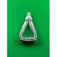 ราคา กรอบพระ ตลับเงินแท้ ใส่พระนางพญาขนาดมาตรฐาน (17563521816)