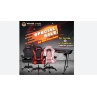 ราคา NBCH 010 เก้าอี้เล่นเกมส์ แถมลำโพงNUBWO GAMING X BK RED PINK WHITE นั่งสบายปรับระดับได้ประกัน 1ปี นั่งสบาย (20292960862)