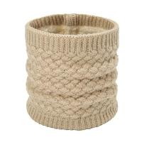 ราคา ผ้าพันคอขนแกะแบบสวมหัวหนาอบอุ่นกลางแจ้งสีทึบผ้าพันคอถักแบบสวมหัวผ้าพันคอใช้ได้ทั้งชายและหญิง (21170503291)