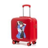 ราคา COD กระเป๋าเดินทางขนาดเล็กกระเป๋ารถเข็นขนาดเล็กน้ำหนักเบา 19 รหัสผ่านหญิงเดินทางกล่องเล็กชาย 18 นิ้วสดใส (16646441208)