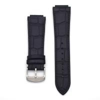 ราคา สายนาฬิกาหนังแท้เหมาะสำหรับ Maserati Maserati 24มม r8821108025ปากนูนสำหรับผู้ชาย (9856413520)