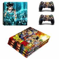 ราคา อะนิเมะโกคุ PS4 Pro สติ๊กเกอร์สกินสติ๊กเกอร์ครอบสำหรับ PlayStation 4 PS4 Pro คอนโซลและตัวควบคุมสกินไวนิล (11642557185)