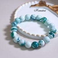 ราคา กำไลหินโบร่า อาเกต กำไลหินนำโชค หินสีเขียว (18716603615)