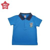 ราคา Mixme เสื้อยืดคอปกโปโล แขนสั้น ปักลายหมี เนื้อผ้าซีวีซีเจอร์ซี่ มีความนิ่ม เนื้อยืด ใส่สบายไม่ร้อน sku1282 83 (20672340167)