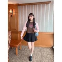 ราคา เสื้อแขนยาวทรงCrop Top ลาย Sporty Ribbon ผ้านุ่มพิเศษ แบรนด์ hart (21167768811)