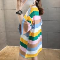 ราคา Tsion ต้าววสายรุ้งงงง เสื้อยืดลายทางเรนโบว์สุดพาสเทล สีดีมากน้า มาเลือกกันเล้ย (15319786026)