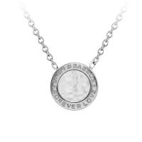 ราคา 555jewelry สร้อยคอพร้อมจี้ รูปวงกลม สลักคำว่า Love Forever รุ่น MNC N162 จี้ห้อยคอ จี้สร้อยคอ จี้สร้อยคอแฟชั่น P15 (21174022055)