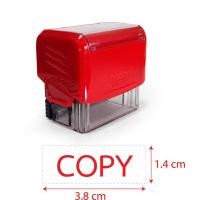 ราคา ตรายางหมึกในตัวคำสำเร็จรูป แบรนด์ trodat รุ่น 3911 ข้อความขนาดไม่เกิน 1 4 x 3 8 cm หมึกสีแดง อะไหล่ตลับหมึกตรงรุ่น (11126941899)