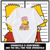 ราคา Hot เสื้อยืด เสื้อยืดคู่รัก The Simpsons เสื้อผ้า การ์ตูน Simpson graffiti in แขนสั้น t shirt (20058947458)