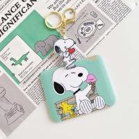 ราคา XIMESHAO นักเรียน พกพาสะดวก บัตรเครดิต บัตรธนาคาร บัตรอาหาร กระเป๋าใส่บัตร Snoopy หัวเข็มขัดพับเก็บได้ พวงกุญแจสุนัข กระเป๋าใส่บัตรลายการ์ตูน (21004525363)
