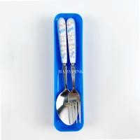 ราคา พร้อมส่ง ชุดช้อนส้อมตะเกียบ ลายการ์ตูน ช้อนส้อมพกพา ช้อนส้อมเด็ก กล่องใส่ช้อน น่ารัก คิตตี้ โดเรมอน Spoon fork Cutlery set (19587343272)