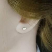ราคา ต่างหูเงินแท้ ตุ้มหูเงินแท้ 925Sterling silver stud earringsต่างหูตะกร้อเงินแท้ ต่างหูเงินแท้แบบเสียบ ต่างหูแป้นเงินแท้ (18044651804)
