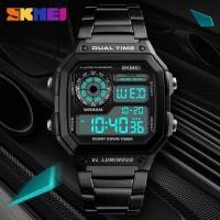 ราคา SKMEI นาฬิกาข้อมือผู้ชายใหม่นาฬิกาดิจิตอลกันน้ำนับลงนาฬิกาข้อมือแฟชั่นสแตนเลสสตีลนาฬิกาสำหรับผู้ชาย1335 (14290631609)