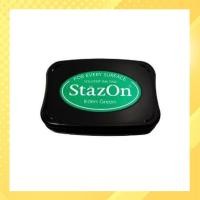 ราคา หมึกปั๊มหมึกญี่ปุ่น ตรา STAZON ตลับใหญ่ ของแท้100 ปั๊มได้กับทุกพื้นผิว พลาสิกผ้ากระดาษ ฯลฯ (19830369013)