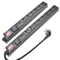 ราคา ปลั๊กไฟ pdu Power Strips Distribution Unit Surge Protection 2 20 Ways universal Socket ปลั๊กสามตา PLUG 2M Extended wire (18834347251)