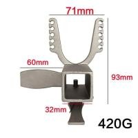 ราคา สแตนเลส เครื่องมือตกปลา ไกปืนหนังสติ๊ก วัสดุสแตนเลส เครื่องมือแตนเลสเพื่อตกปลาจับนก ไกกล่องยิงปลา304 แบบอัตโนมัติ สองแกน สําหรับหนังสติ๊ก (21342003172)