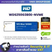 ราคา WD WDS250G3B0E NVME 250 GB SSD เอสเอสดี WD BLUE SN580 PCIe 4x4 NVMe M 2 2280 By Vnix Group (21065952026)
