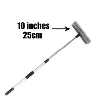 ราคา ไม้กวาด แปรงขัดมุ้งลวด 2in1 ขนไม่ร่วง ไม้เช็ดกระจก ม้เช็ดกระจก ไม้รีดน้ํา ที่เช็ดกระจก ปรับได้ 95CM (20099881187)