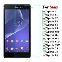 ราคา 9H กระจกนิรภัยสำหรับ Sony Xperia Z Z1 Z2 Z3 Z4 Z5 Premium Compact M2 M5 M4 Aqua C3 C5 C4 T3 T2ป้องกันการระเบิดปกป้องหน้าจอ (15915403733)