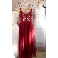 ราคา เดรส สีแดงเลือดหมู sml สม๊อคหลัง (18856516136)