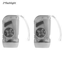 ราคา ไฟฉายมือถือ LED ไฟฉายยามฉุกเฉินมือกดขนาดเล็ก3 LED สะดวกในการผลิตพลังงานไฟฉายยามฉุกเฉินไฟแรงดันด้วยมือ (21244055814)