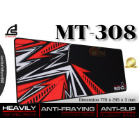 ราคา MOUSE PAD เมาส์แพด SIGNO GAMING MOUSE MAT MT 308 HEAVILY TEXTURED WEAVE ANTI FRAYING 770x295x3MM ของแท้ (15151523859)