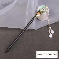 ราคา ปิ่นจีน PTQ สำหรับย้อนยุคสำหรับผู้หญิงเครื่องประดับผมปิ่นไม้ปักผมพู่ปิ่นปักผมที่คาดผมไม้เนื้อแข็ง (18072856671)