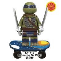 ราคา Compatible with LEGO Teenage Mutant Ninja Turtles building block minifigures Da Vinci Michelangelo Raphael anime construction toys SEY (21119559345)