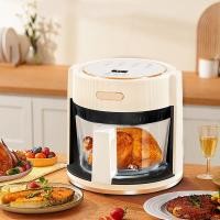 ราคา XiaoZhubangchu บ้านภาพหม้อทอด Air Fryer อัจฉริยะเสียงมัลติฟังก์ชั่นความจุมาก4 5L เตาอบเครื่องทอดเฟรนช์ฟรายหม้อทอดไฟฟ้าในสต็อก (20791638103)