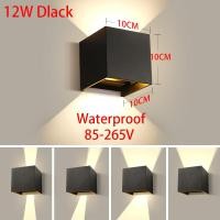 ราคา LED โคมไฟติดผนัง กันน้ำ ไฟติดผนัง ภายใน ติดผนัง นอกบ้าน สวน สำหรับใช้ในบ้าน ไฟตกแต่ง โคมไฟ (21173777857)