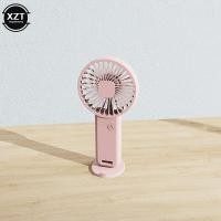 ราคา Handheld fan USB rechargeable mini fan portable air cooler desktop fan silent phone stand (20949288041)