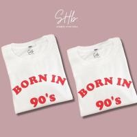 ราคา sherbettee เสื้อยืดลาย born in 90 s (17451868894)