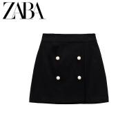 ราคา ZARAˉ Zaraฮาร์ตไบลปรับ เสื้อผ้าสตรีแฟชั่นแบบใหม่ในฤดูใบไม้ร่วงคอมมิวเตอร์มุกตะขอกระโปรงยาวครึ่ง8867979เอวสูง (17125819032)
