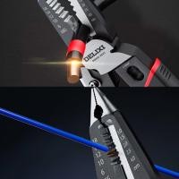 ราคา เครื่องมือพิเศษสำหรับช่างไฟฟ้าที่ตัดลวดอเนกประสงค์คีมอเนกประสงค์คีมตัดลวดจมูกแหลมคีมคีมดัดลวดเกรดอุตสาหกรรมแบบ9 In 1 (17108358690)