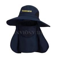ราคา Shimano หมวกกันแดดสำหรับผู้ชายหมวกแก๊ปใส่ตกปลาเบสบอลกันแดดกลางแจ้งระบายอากาศได้ดีแห้งเร็วหมวกใส่ตกปลากีฬา (19300819518)