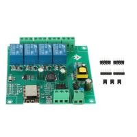 ราคา ESP8266 Wireless WIFI 4 Channel Relay Module ESP 12F Wifi Development Board for Arduino AC DC 5V 8 80V Power Supply (12884131438)