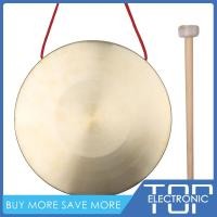 ราคา New Arrival 22cm Hand Gong Cymbals Brass Copper Chapel Opera Percussion Instruments with Round Play Hammer (20910871339)