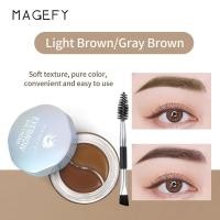 ราคา MAGEFY Double Colors Eyebrow Gel With Brush Long Lasting Eyebrow Cream (21174799780)